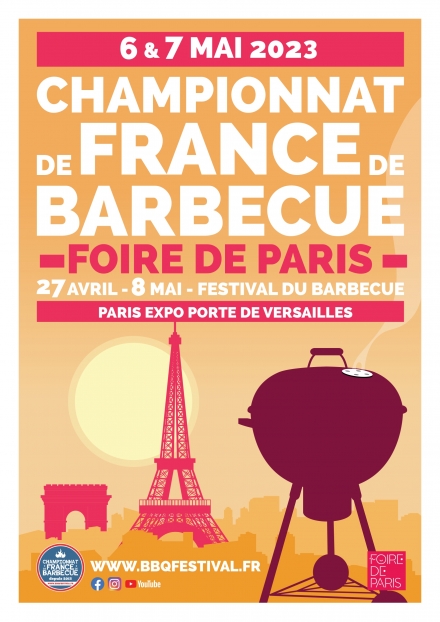Affiche championnat de france de barbecue
