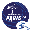 Logo du comité d'organisation des championnats d'athlétisme paralympique PARIS'23 (COMAP)
