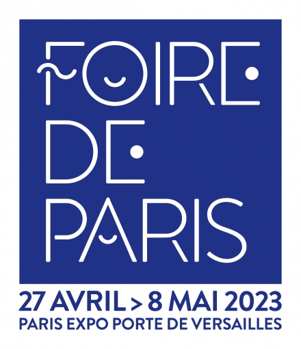 Logo Foire de Paris 2023 bleu